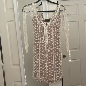 White beautiful dress